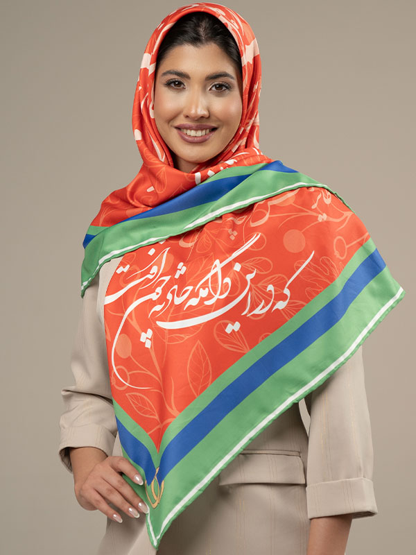 روسری ابریشم یلدا